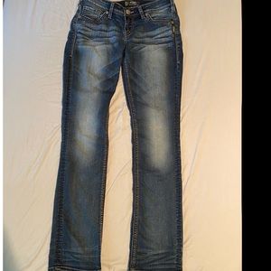 Silver Aiko Mid Baby Boot Jeans